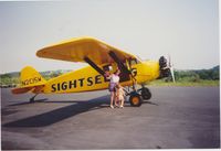 N205W @ PVC - Just before a sightseeing flight out of Provincetown MA around 1992 - by Ted Packard
