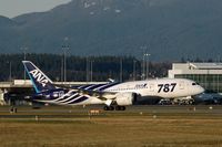 JA801A @ YVR - Departure to Japan.