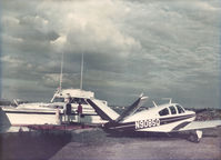 N9085Q - This picture was taken in Toronto, Canada in 1974.  Franklin Miller's 42' Roamer boat, the Keyco is in the background. - by Franklin Miller by his son Lohring Miller