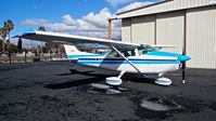 N1610M @ KRHV - Laffferty's latest acquisition, it's a nice one! Locally-based 1975 Cessna 182P parked in front of the Lafferty Aircraft Sales hangar at Reid Hillview Airport, San Jose, CA. - by Chris Leipelt