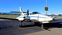 N9488C @ KRHV - Davis, CA-based 1982 Cessna T303 parked on the visitor's ramp at Reid Hillview Airport, San Jose, CA. - by SJCSpotter