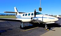 N9488C @ KRHV - Davis, CA-based 1982 Cessna T303 parked on the visitor's ramp at Reid Hillview Airport, San Jose, CA. - by SJCSpotter