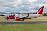 G-GDFT @ EGCC - taxi in from runway 23r to T1,