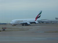A6-EEV @ DFW - Airbus A380 In from Dubai UAE - by Christian Maurer