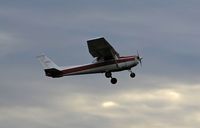 N68475 @ KRHV - Locally-based 1978 Cessna 152 departing runway 31R at Reid Hillview Airport, San Jose, CA. - by Chris Leipelt
