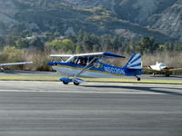 N5035N @ SZP - 1978 Bellanca 8KCAB DECATHLON, Lycoming AEIO-320 150 hp, takeoff roll Rwy 04 - by Doug Robertson