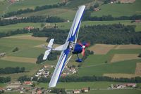 HB-YLN @ LSGE - In flight between Lausanne and Ecuvillens