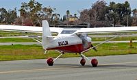 N143JH @ KRHV - Locally-based 2006 Aeropro Eurofox parked taxing out for a VFR flight at Reid Hillview Airport, San Jose, CA. - by Chris Leipelt
