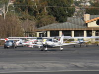 N15284 @ SZP - 1972 Piper PA-28 180 CHEROKEE, Lycoming O&VO-360 180 Hp, on transient ramp - by Doug Robertson