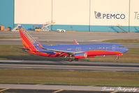 N8613K @ KTPA - Southwest Flight 356 (N8613K) arrives at Tampa International Airport following flight from Austin-Bergstrom International Airport - by Donten Photography