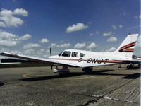 G-BNJT @ EGTB - At Wycombe Air Park in August 1987 operated by British Airways Flying Club.   Photo taken just prior to flying aircraft to Sandown IoW. - by Sarah Ward
