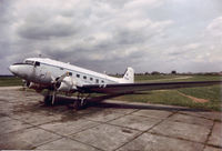 G-ALWC @ EGLM - WC was based at White Waltham operating with Clyde Surveys as a photo-mapping aircraft.  I took this photo from the top of the crash land rover in summer 1982. Not long after it was sadly sold in Belgium. - by Sarah Ward