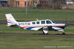 N767CM @ EGBJ - at Staverton - by Chris Hall