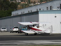 N32135 - 1941 Waco UPF-7, Continental W670 220 Hp radial, taxi to hangar - by Doug Robertson