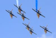 E73 @ LFOT - Dassault-Dornier Alpha Jet E (F-TENE), Athos 06 of Patrouille de France 2015, On display, Tours-St Symphorien Air Base 705 (LFOT-TUF) Open day 2015 - by Yves-Q