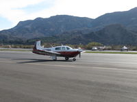 N4786H @ SZP - 1979 Mooney M20J 201, Lycoming IO-360 A&C 200 Hp, taxi to Rwy 04 - by Doug Robertson
