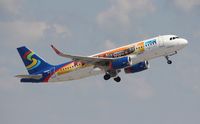 N618NK @ FLL - Spirit Ft Worth postcard - by Florida Metal