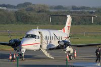 F-HBCG @ LFRB - Beech 1900D, Parking area, Brest-Guipavas Regional Airport (LFRB-BES) - by Yves-Q