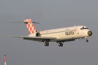 EC-MGS @ LFRB - Boeing 717-2CM, On final rwy 07R, Brest-Bretagne Airport (LFRB-BES) - by Yves-Q