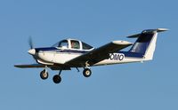 G-BOMO @ EGFH - Resident Tomahawk operated by Cambrian Flying Club on finals Runway 28. - by Roger Winser