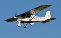 G-ORMW @ EGFH - Resident Ikarus operated by Gower Flight Centre on finals Runway 28. - by Roger Winser