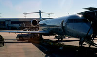 N554NN @ KCLT - At the gate CLT - by Ronald Barker