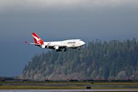 VH-OEJ @ YVR - QF75 from Sydney.