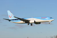 G-FDZS @ EGSH - Landing at Norwich. - by Graham Reeve