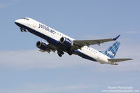 N193JB @ KSRQ - JetBlue Flight 164 (N193JB) Peek-A-Blue departs Sarasota-Bradenton International Airport enroute to John F Kennedy International Airport - by Donten Photography