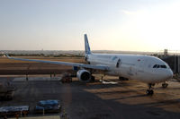 PK-GPU @ WADD - Garuda Indonesia Airbus A330-343 at the terminal of Denpasar airport at Bali, Indonesia. - by Van Propeller