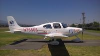 N755GS @ SCTB - Fly for MS in Eulogio Sanchez (ex Tobalaba) airfield in Santiago de Chile (SCTB), after flying with Multiple Sclerosis patients, their families and media. - by Alvaro Romero