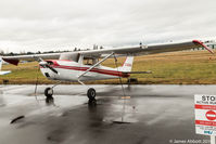 C-GASU @ CYNJ - 1967 Cessna 150 with an early Texas Taildragger conversion at its new parking spot at Langley - by James Abbott