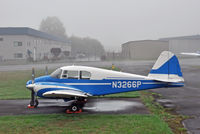 N3266P @ KPAE - Parked at Paine Field on a foggy day. - by Phil Juvet