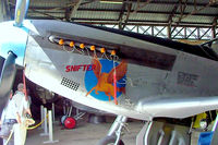 VH-MFT @ YCAB - Commonwealth CA-18 Mustang Mk.21 [1435] Caboolture~VH 19/03/2007. Close up of the artwork