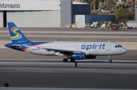 N604NK @ KLAS - Airbus A320 - by Mark Pasqualino