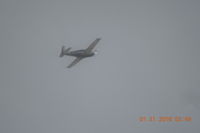 N9399Y - Hard to make out the tail number from this shot as the small Cessna was flying high and fast, if anyone can identify this and confirm if the tail tag and type of craft, appreciated. There is lot going on in Vegas sky, targeting, spying and snooping & more - by Lvrfo