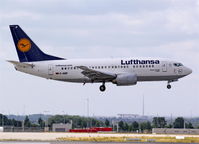 D-ABIF @ EDDP - Arrival from FRA is floating down to rwy 26L.... - by Holger Zengler