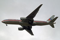 N766AN @ EGLL - Boeing 777-223ER [32880] (American Airlines) Home~G 02/08/2013. On approach 27R. - by Ray Barber