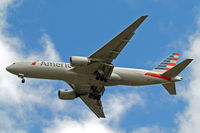 N766AN @ EGLL - Boeing 777-223ER [32880] (American Airlines) Home~G 20/05/2015. On approach 27R. - by Ray Barber