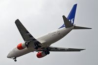 SE-RER @ EGLL - Boeing 737-7BX [30736] (SAS Scandinavian Airlines) Home~G 02/08/2013. On approach 27R.