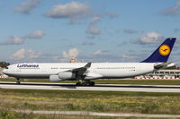 D-AIGS @ LMML - A340 D-AIGS Lufthansa - by Raymond Zammit