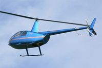 F-GTEE @ LFRB - Robinson R-44 Raven II, Flight over Brest-Bretagne airport (LFRB-BES) - by Yves-Q