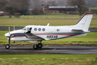N95VB @ EGCV - N-95VB at Sleap Airfield.