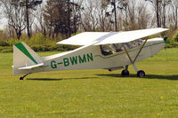 G-BWMN @ EGHP - Rans S.7 Courier [PFA 218-12446] Popham~G 03/05/2014 - by Ray Barber