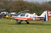 G-CBEK @ EGHP - Scottish Aviation SA.120 Bulldog T.1 [BH120/349] Popham~G 04/05/2014 - by Ray Barber