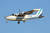 G-GIGA @ EGSH - Landing at Norwich. - by Graham Reeve