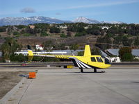 N333UH @ CMA - 2013 Robinson Helicopter Company R44 RAVEN II, Lycoming IO-540-AE1A5 245 bhp, max speed 150 mph, that's snow melting in our mountains North - by Doug Robertson