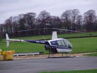 OH-HAF @ EGNP - parked outside maintainence hanger at Coneypark UK, operated by Eves-AIR Finland,