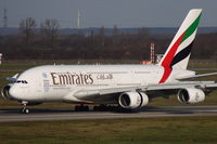 A6-EEJ @ EDDL - Emirates A 380 arriving in Düsseldorf - by Günter Reichwein
