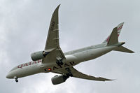 A7-BCE @ EGLL - Boeing 787-8 Dreamliner (Qatar Airways) Home~G 26/06/2015. On approach 27R.